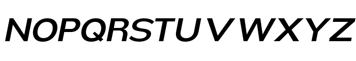 Nsai Pro Wide Medium Italic Font UPPERCASE