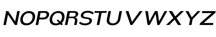Nsai Pro Wide News Italic Font UPPERCASE