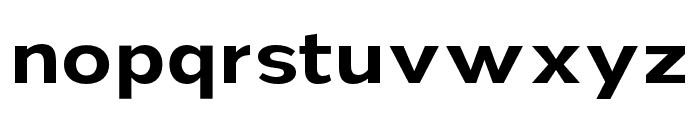 Nsai Pro Wide Semi Bold Font LOWERCASE