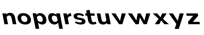 Nsai Pro Wide SemiBold Slanted Font LOWERCASE