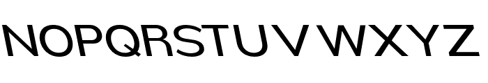 Nsai Pro Wide Slanted Font UPPERCASE