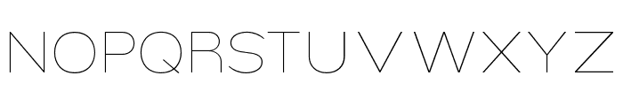 Nsai Pro Wide Thin Font UPPERCASE