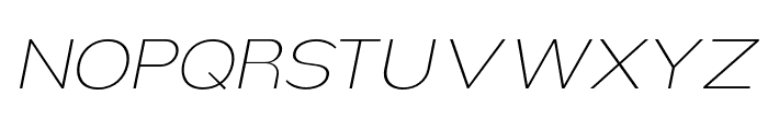 Nsai Pro Wide UltLt Ita Font UPPERCASE