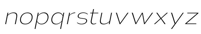 Nsai Pro Wide UltLt Ita Font LOWERCASE