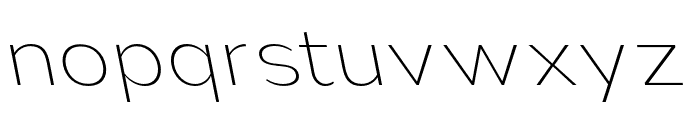 Nsai Pro Wide UltLt Slant Font LOWERCASE
