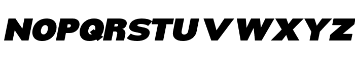 Nsai Pro Wide Ultra Italic Font UPPERCASE