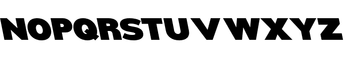 Nsai Pro Wide Ultra Slanted Font UPPERCASE