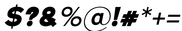 NsaiBlackItalic Font OTHER CHARS