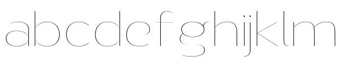 NsaiHairlineExpanded Font LOWERCASE