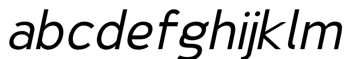 NsaiItalic Font LOWERCASE