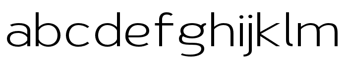 NsaiLightExpanded Font LOWERCASE