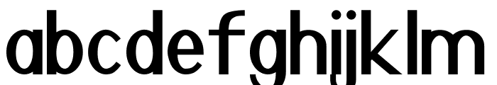Nuevo Regular Font LOWERCASE