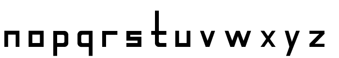 Nufo Font LOWERCASE