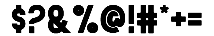 Nullisy Sans Serif Font OTHER CHARS