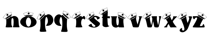 Nurse Cap Font LOWERCASE