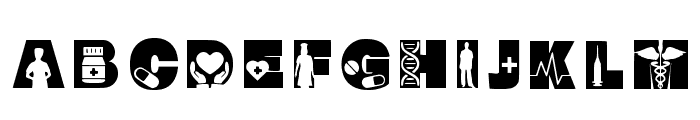 Nurse Font Regular Font UPPERCASE