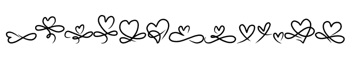 NurseHeart Font LOWERCASE