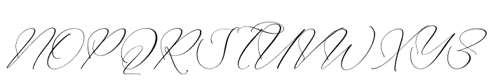 Nusantyra Cantiva Italic Font UPPERCASE