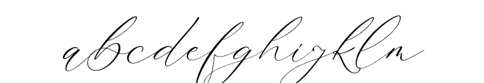 Nusantyra Cantiva Italic Font LOWERCASE