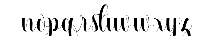 Nutellia Font LOWERCASE