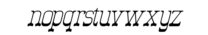 Nuvoboy Italic Font LOWERCASE