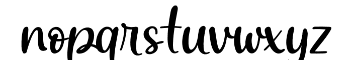 NuzzleBloom Font LOWERCASE