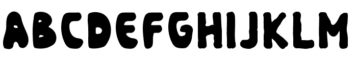 Nyam Regular Font LOWERCASE