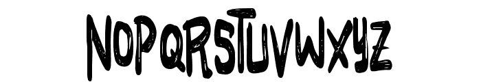 Nyctophobia Font LOWERCASE