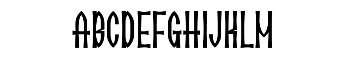 OBED BOLD Font LOWERCASE