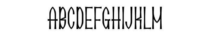 OBED MEDIUM Font LOWERCASE