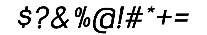 OKABA Italic Font OTHER CHARS