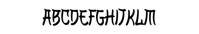 OKITE IRU Font LOWERCASE