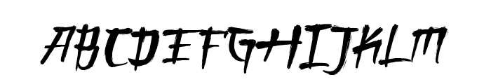 ONIGASHIMA Font UPPERCASE
