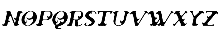 ONPUSA Italic Italic Font UPPERCASE