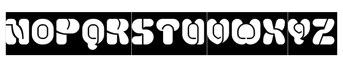 ORBIT AROUND-Inverse Font UPPERCASE