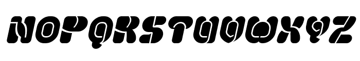 ORBIT AROUND Italic Font UPPERCASE