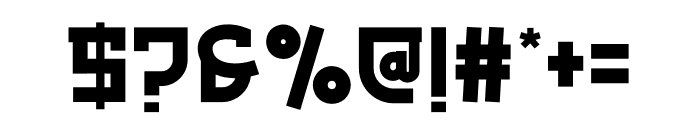 OREWA Font OTHER CHARS