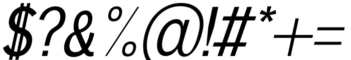 ORGANIC Italic Font OTHER CHARS