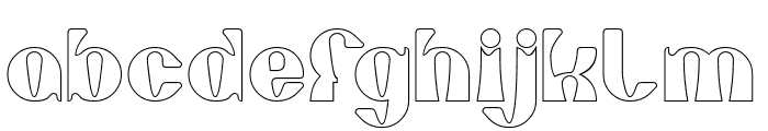 ORGANIC LIFE-Hollow Font LOWERCASE