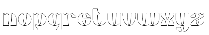 ORGANIC LIFE-Hollow Font LOWERCASE