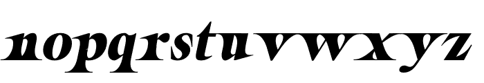 ORGECTA Italic Font LOWERCASE