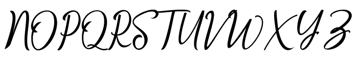 OTTAWA script Font UPPERCASE