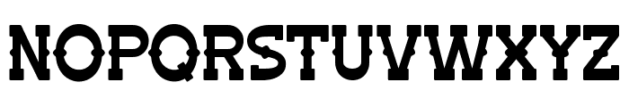 OUTLAW MAJOR Regular Font UPPERCASE