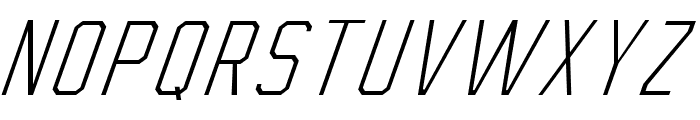 OUTLINE99INNER-Italic Font UPPERCASE