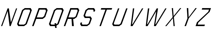 OUTLINE99INNER-Italic Font LOWERCASE