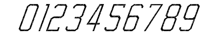 OUTLINE99INNERBLOCKPRINT-Italic Font OTHER CHARS