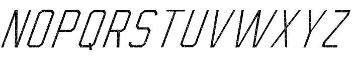 OUTLINE99INNERBLOCKPRINT-Italic Font UPPERCASE
