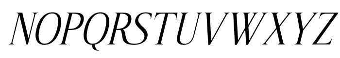 OWERSTINN Italic Font LOWERCASE