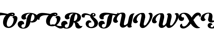 Oaklash Font UPPERCASE
