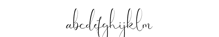 Oakleigh Khalani Font LOWERCASE